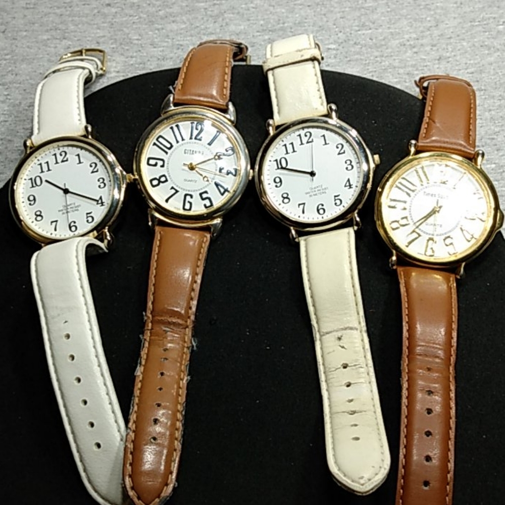 Four Vintage Larger Face Watches